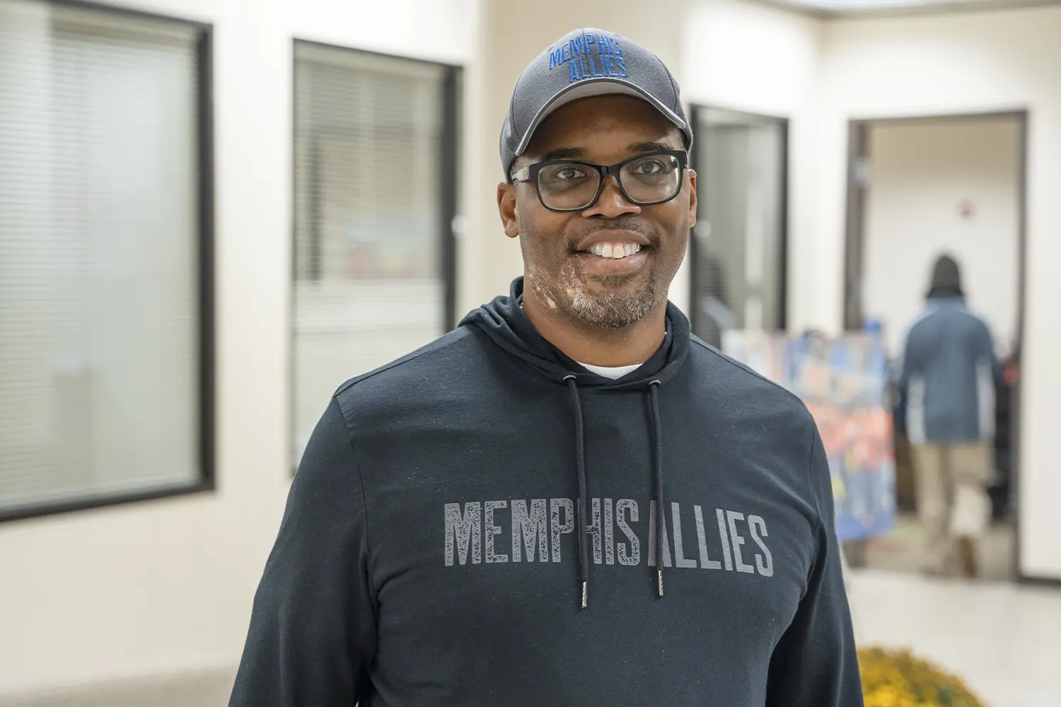 Memphis Allies team wearing orange t-shirts for gun violence awareness